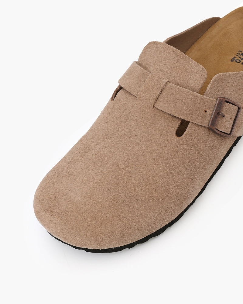 Zoccoli Donna in Suede Comfort Elegante Quotidiano