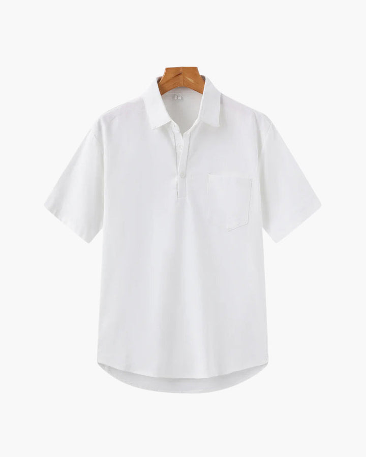 Polo Uomo in Lino Comfort Estivo Stile Essenziale