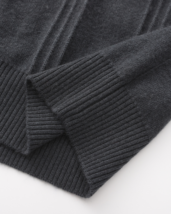 Maglione Uomo in Cashmere Mezzo Zip Comfort
