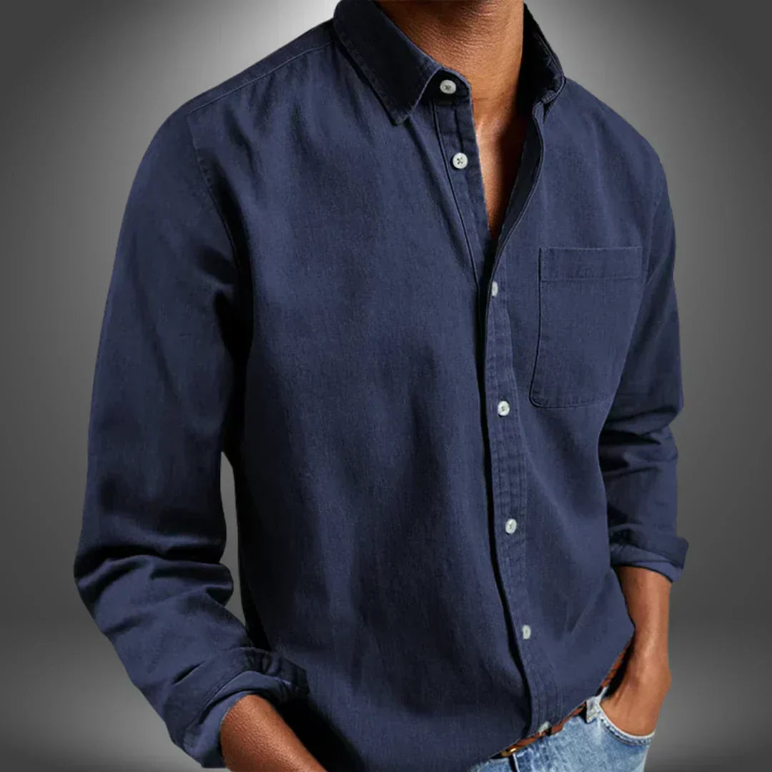 Camicia Uomo Artigianale Traspirante Stile Elegante