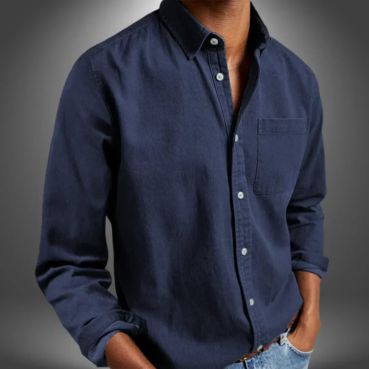 Camicia Uomo Artigianale Traspirante Stile Elegante