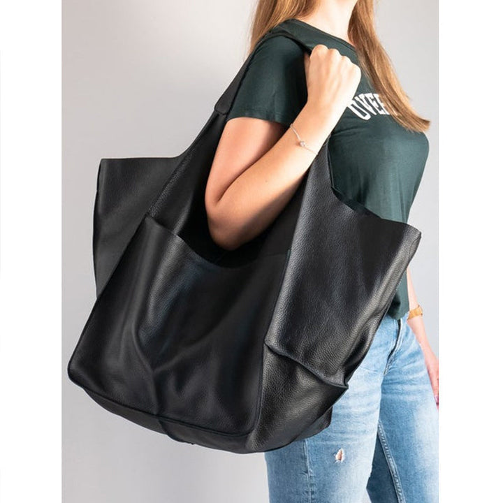 Borsa Donna in Pelle Vintage Oversize Spaziosa