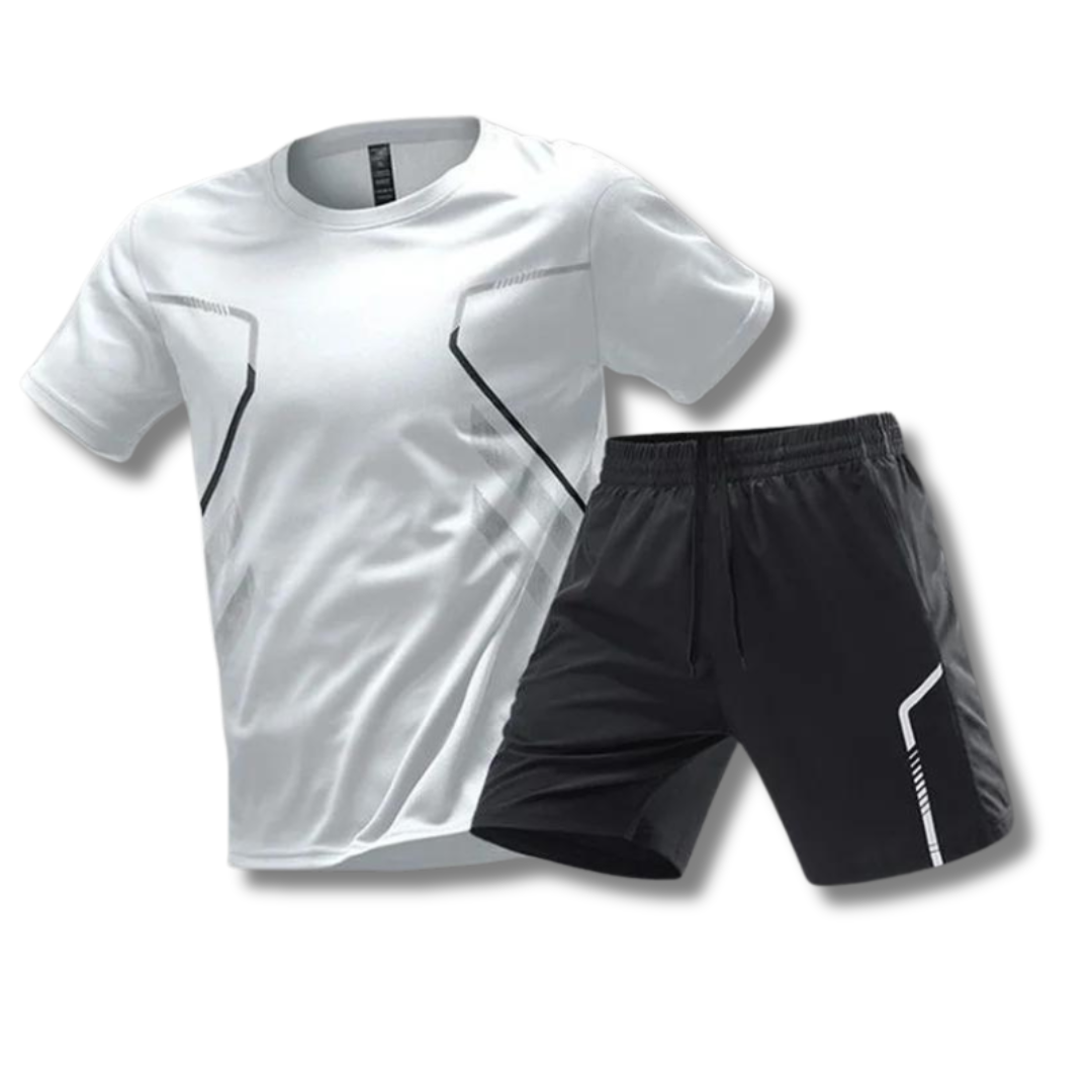 Abbigliamento Sportivo Uomo Tessuto Traspirante Vestibilità Estiva