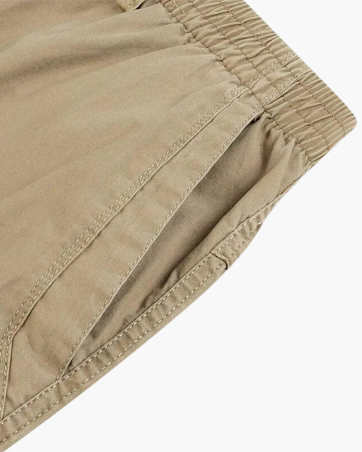 Pantaloni Uomo in Cotone Comfort Vestibilità Regolare Casual