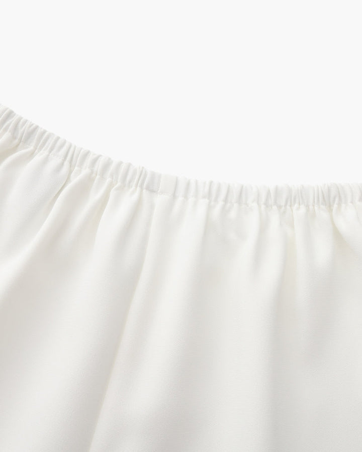 Pantaloni Palazzo Donna Tessuto Fluido Vestibilità Ampia