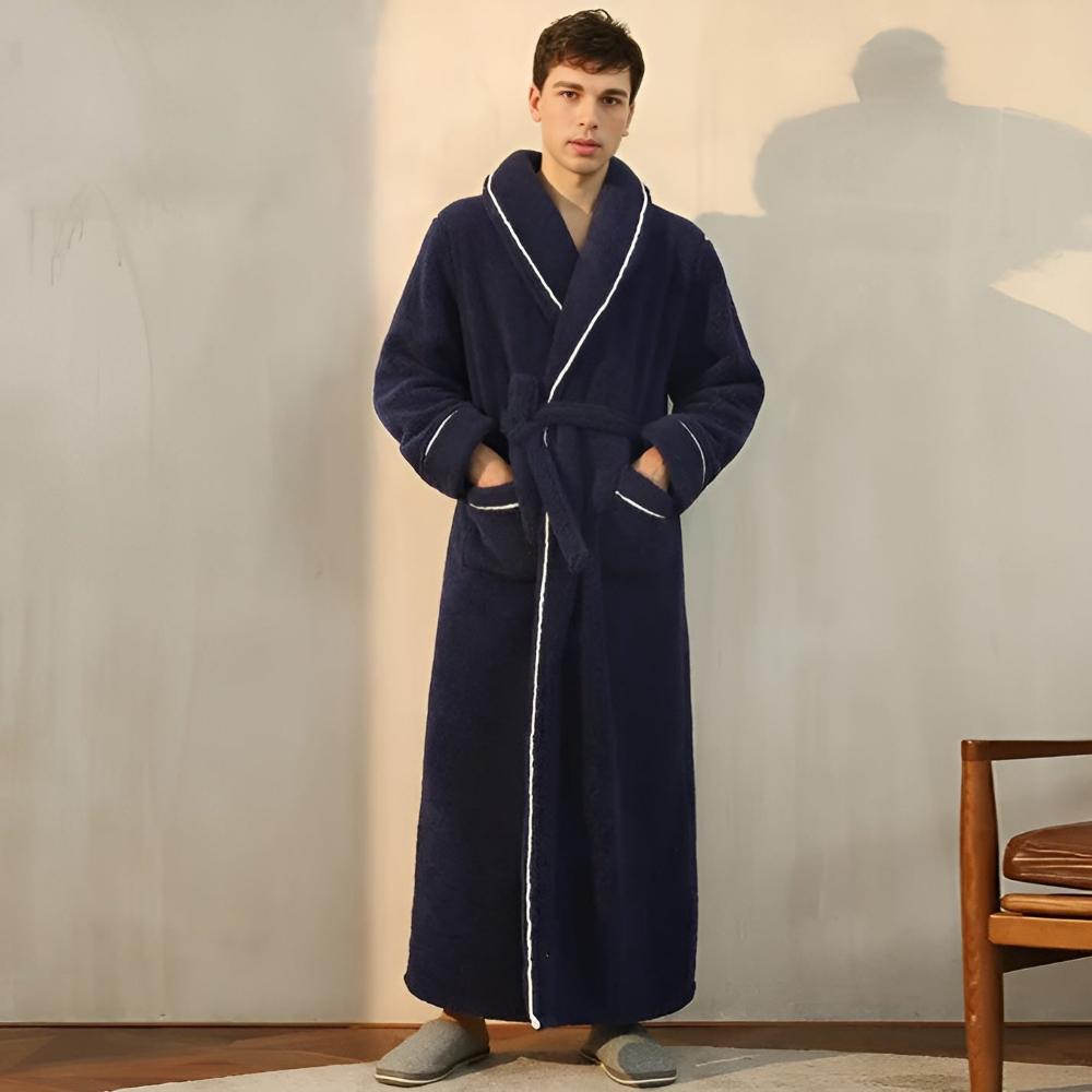 Accappatoio Unisex in Pile Morbido Lungo