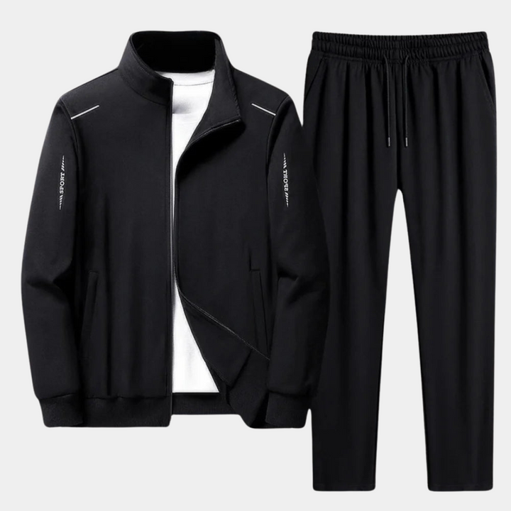 Completo Tuta Uomo Giacca con Cerniera Pantaloni Jogging Comodi