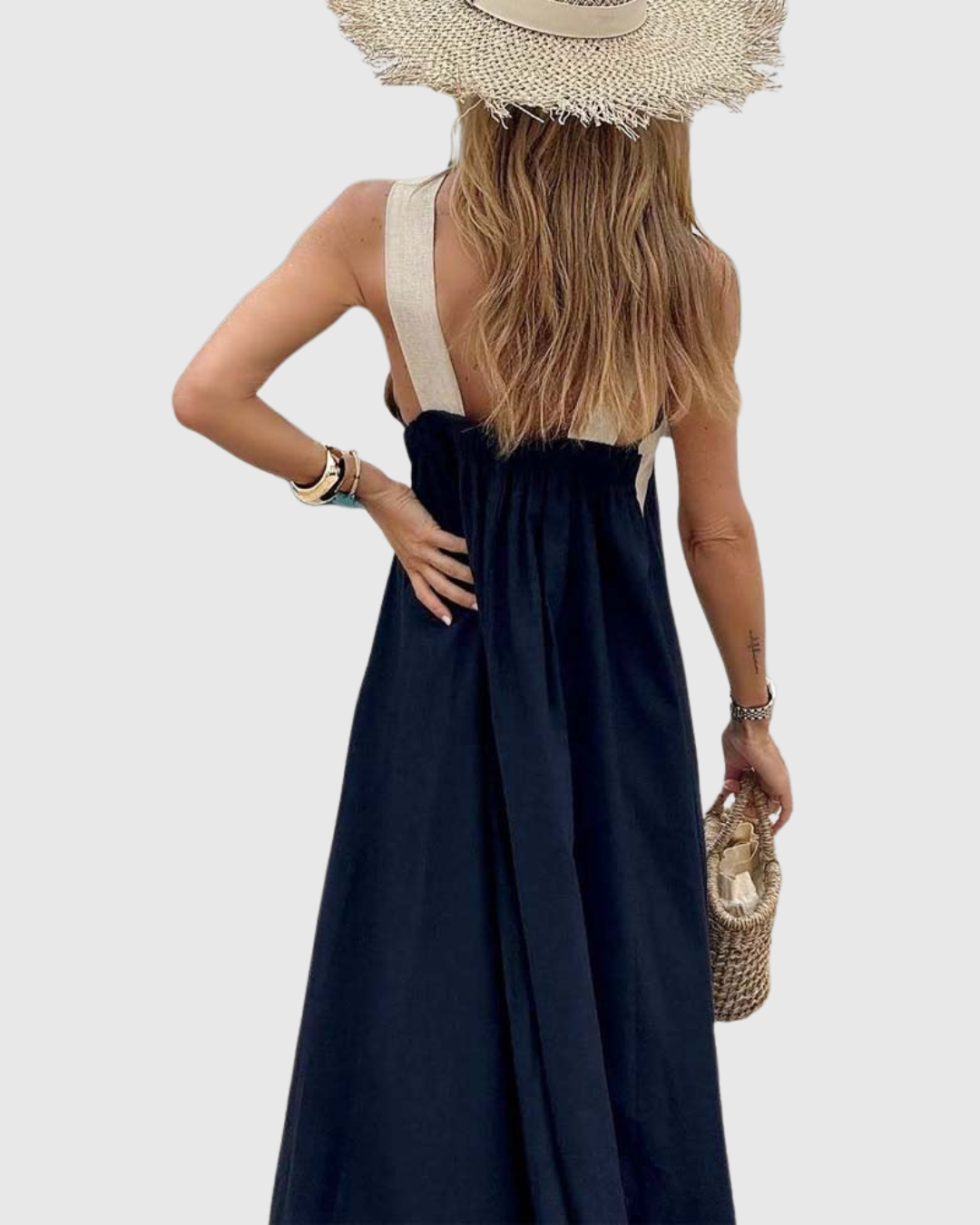 Abito Donna con Collo Incrociato Linea Valorizzante