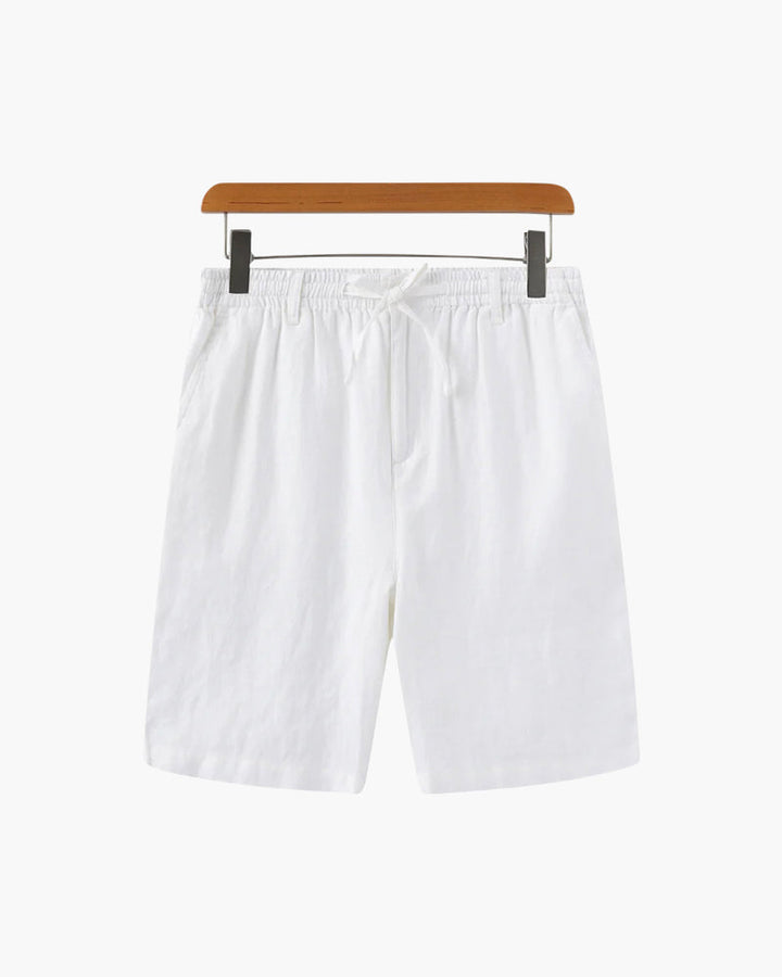 Pantaloni Corti Uomo in Lino Comfort Estivo Essenziale