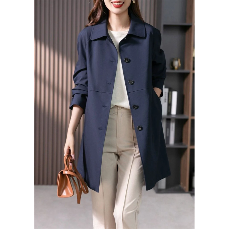Trench Donna Impermeabile Vestibilità Casual - Vesarelli