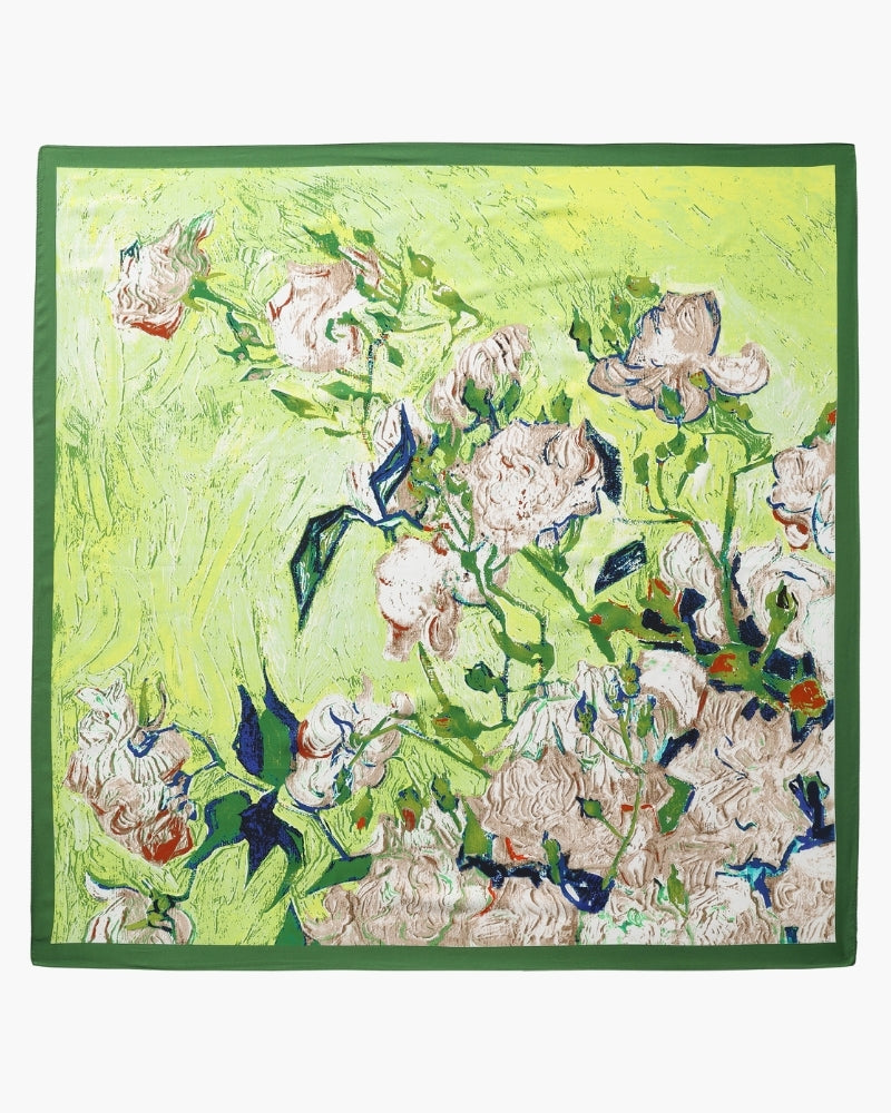 Foulard Donna Twill Seta Morbido Artigianale