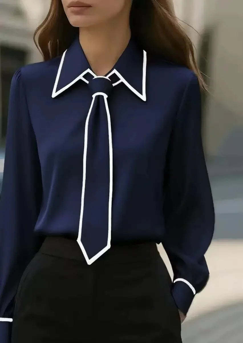 Camicia Donna Manica Lunga Stile Elegante