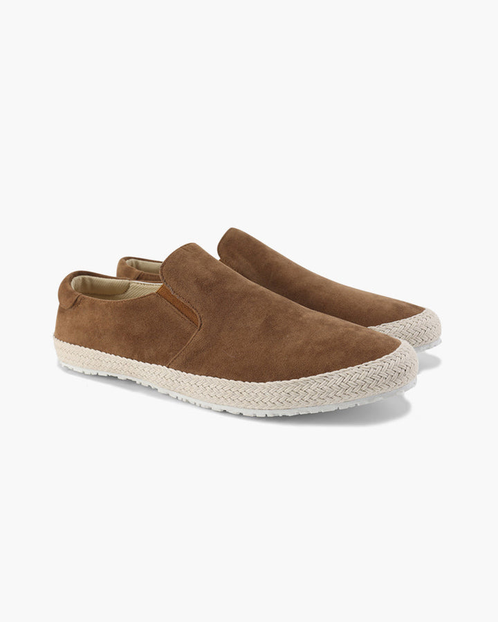 Scarpe Slip-On Uomo in Camoscio Comfort Calzata Naturale