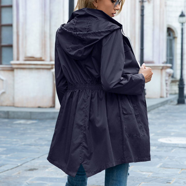 Parka Donna Impermeabile Giacca Outdoor Stile Chic