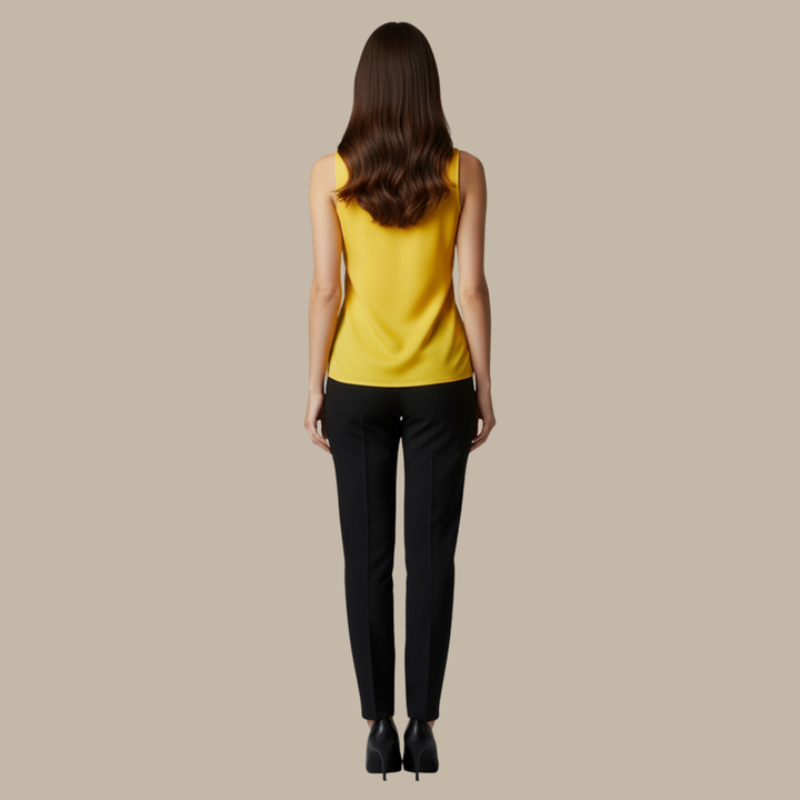 Canotta Donna Elegante Maniche Corte Raffinata