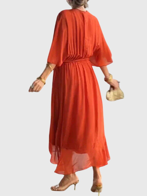 Abito Donna Elegante Vestibilità Slim Design Raffinato