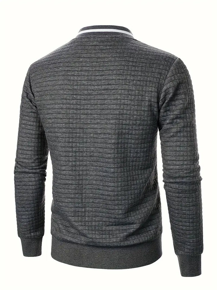 Giacca Uomo Leggera con Cerniera Manica Lunga Casual