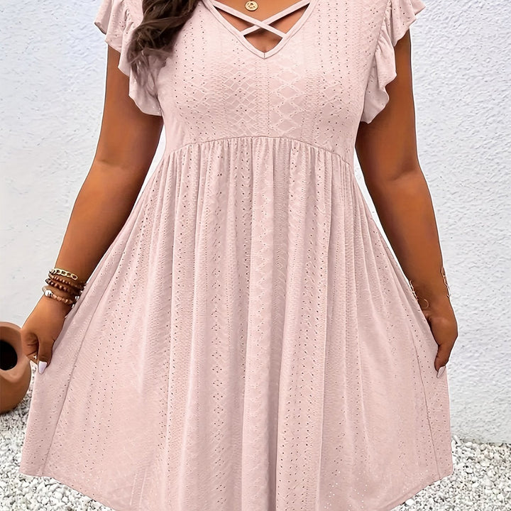 Abito Mini Donna Casual Maniche Corte Leggero