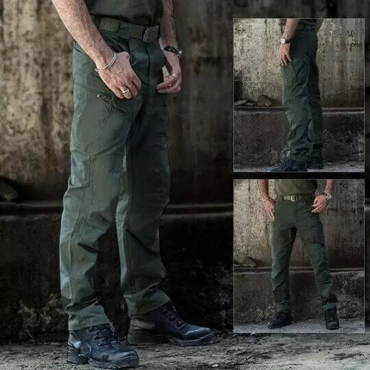 Pantaloni Uomo Tattici Resistenti Funzionali Vestibilità Comoda