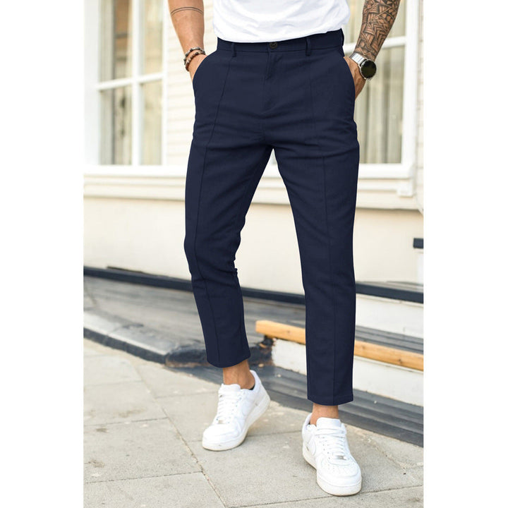 Pantaloni Uomo Eleganti Modern Fit Traspiranti Comfort