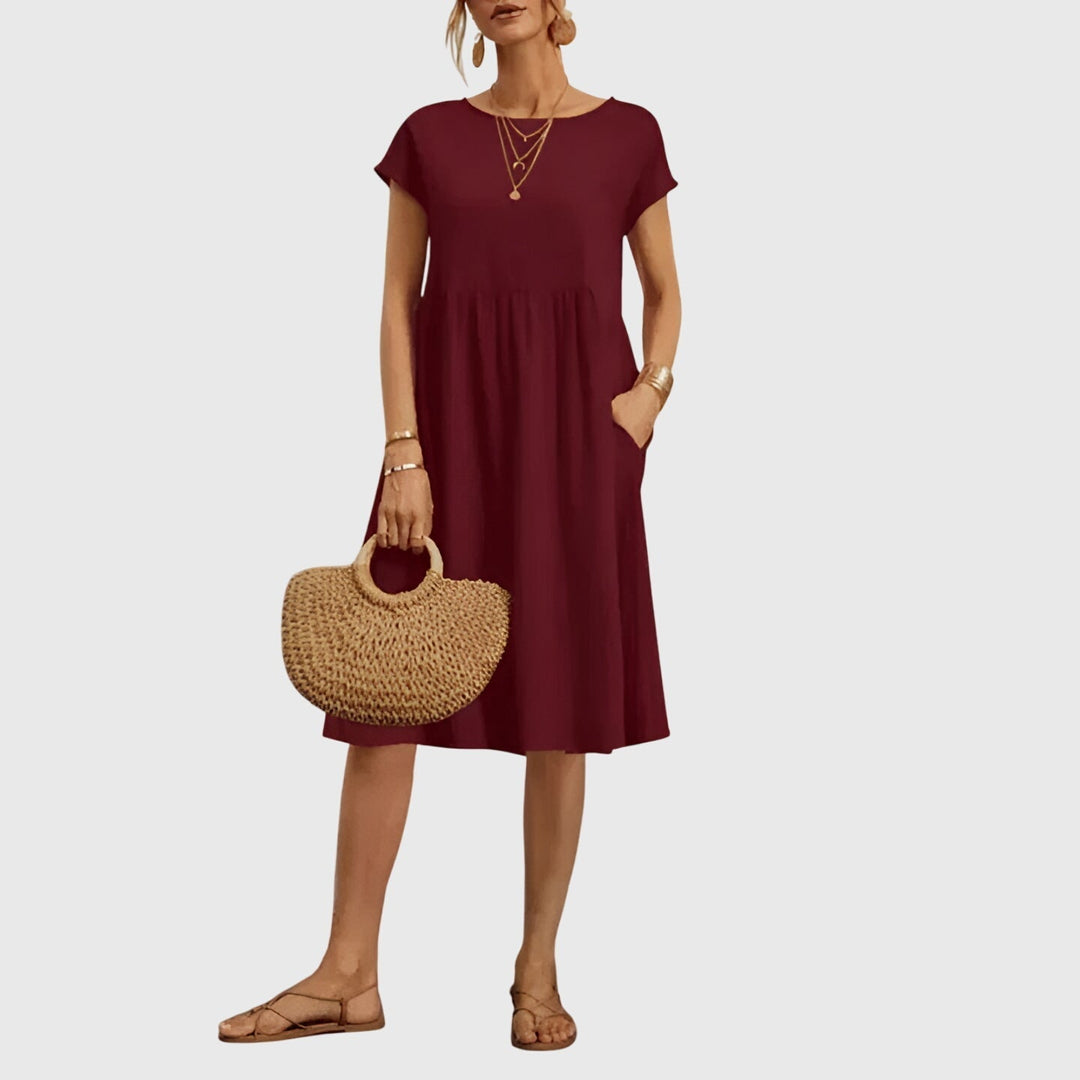 Abito Donna Tessuto Leggero Linea Fresca Primavera