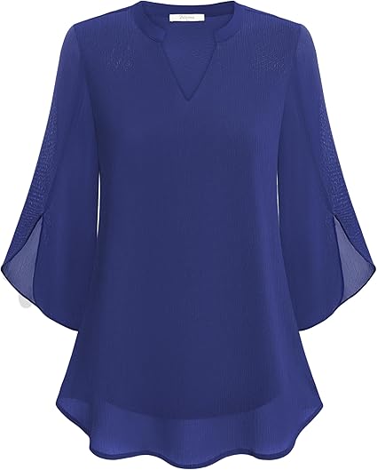 Blusa Donna Fluida Maniche a Pipistrello Leggera