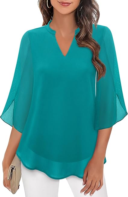Blusa Donna Fluida Maniche a Pipistrello Leggera