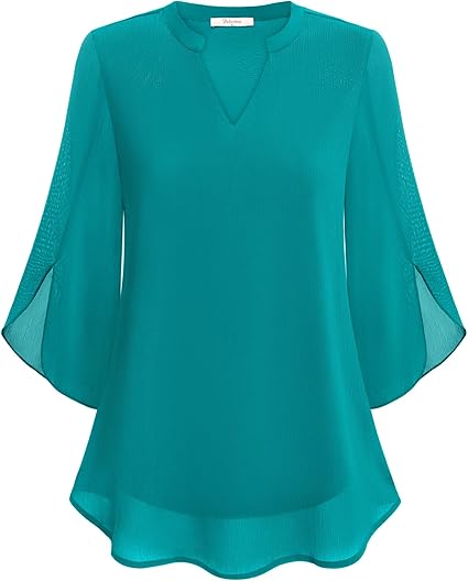 Blusa Donna Fluida Maniche a Pipistrello Leggera