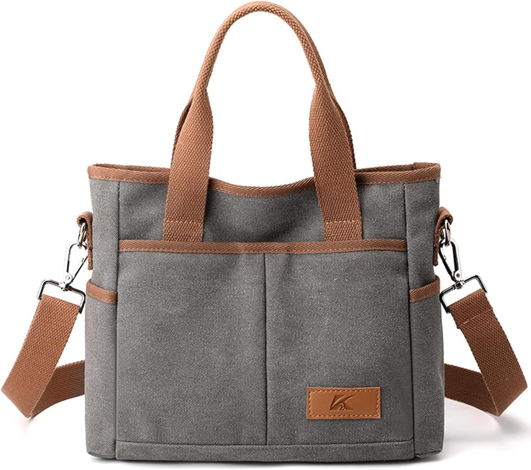 Borsa a Tracolla Donna in Tela Multitasche - Vesarelli
