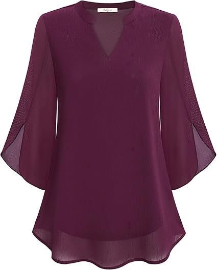 Blusa Donna Fluida Maniche a Pipistrello Leggera