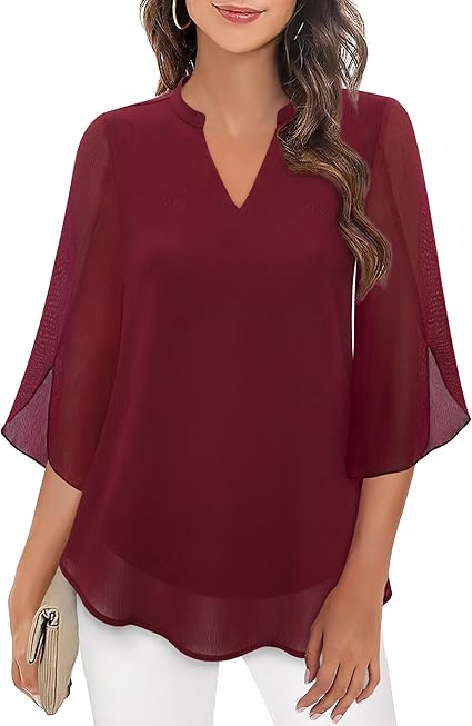 Blusa Donna Fluida Maniche a Pipistrello Leggera