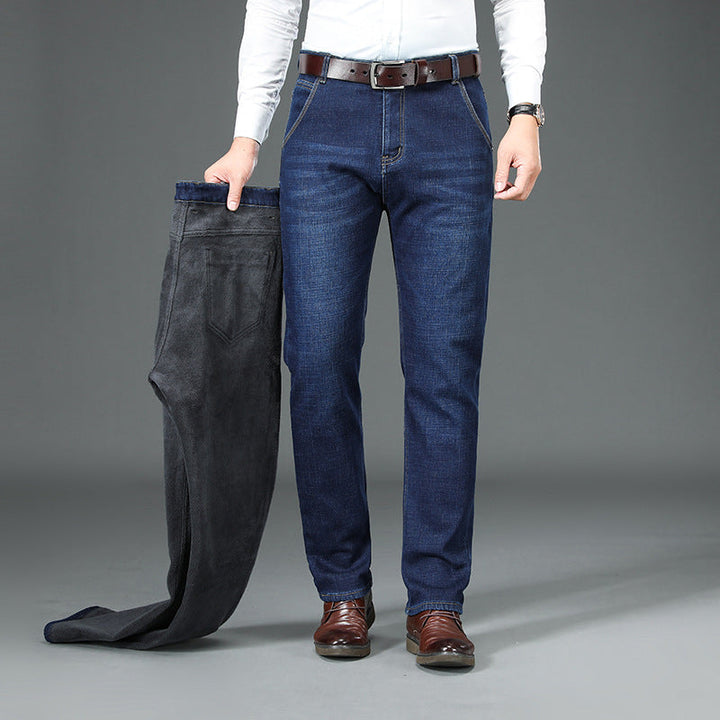 Jeans Uomo Foderati Lana Comfort