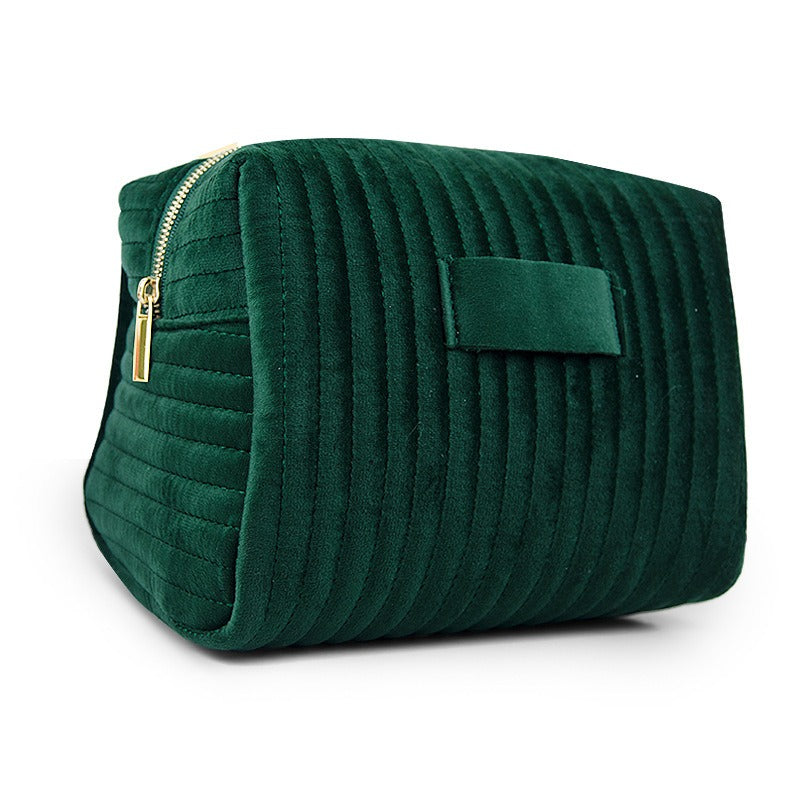 Organizer Trucchi Unisex in Velluto Compatto