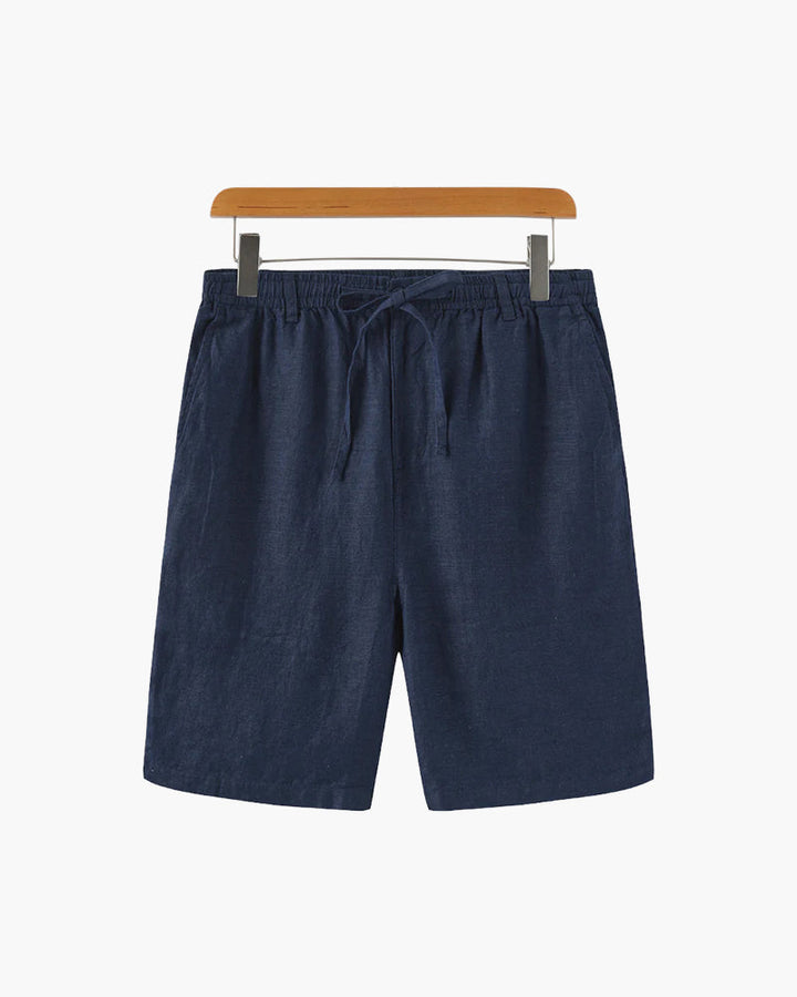 Pantaloni Corti Uomo in Lino Comfort Estivo Essenziale