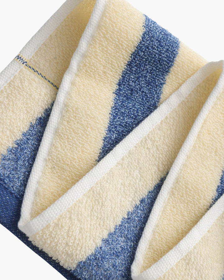 Asciugamano Unisex Cotone Spugna Compatto a Strisce