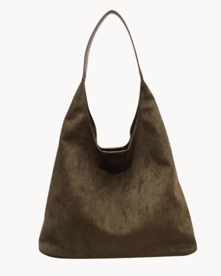 Borsa Hobo Donna in Pelle Scamosciata Elegante Versatile