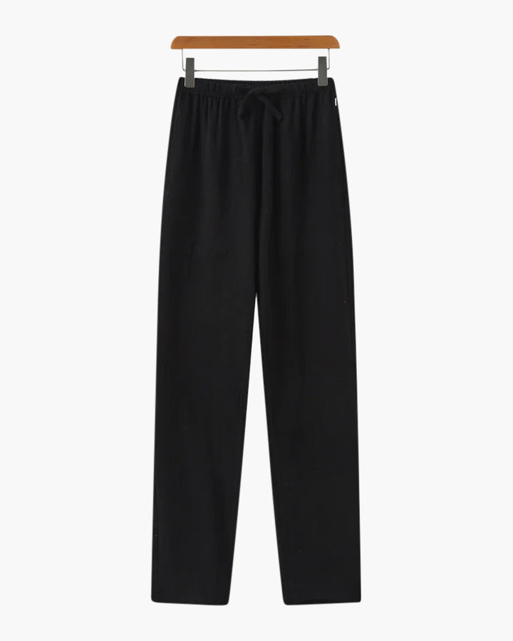 Pantaloni Uomo in Lino Slim Fit Vestibilità Comoda Estiva