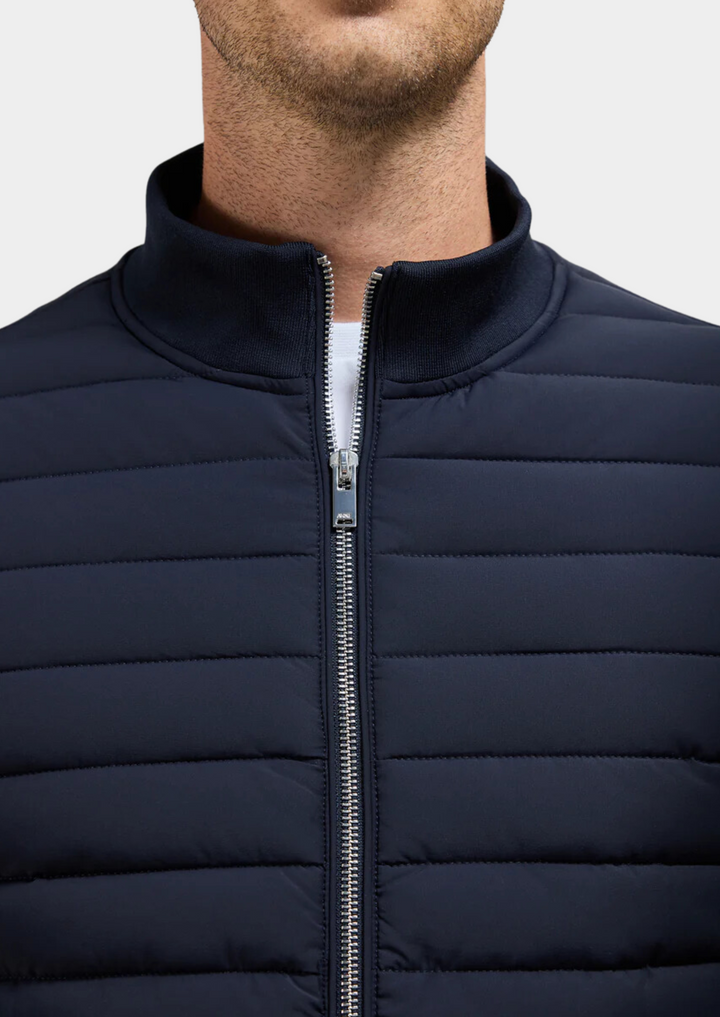 Giacca Ibrida Uomo Tessuto Tecnico Vestibilità Comfort