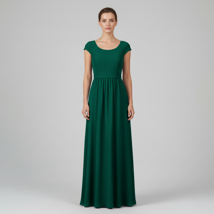 Abito Lungo Donna Fluido Elegante