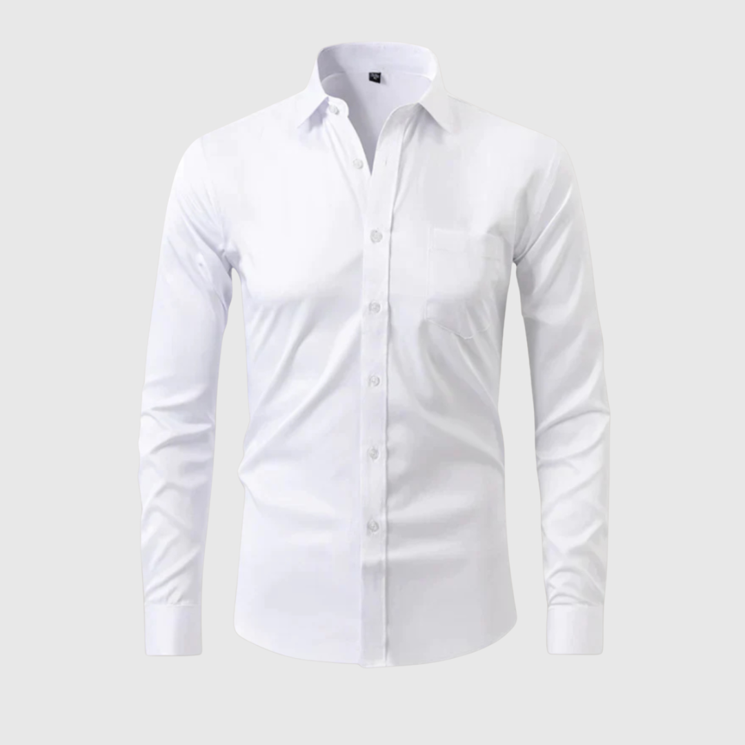 Camicia Uomo Business Maniche Lunghe Senza Stiratura - Vesarelli