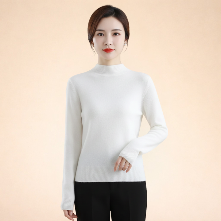 Maglione Donna in Lana Calda Vestibilità Classica