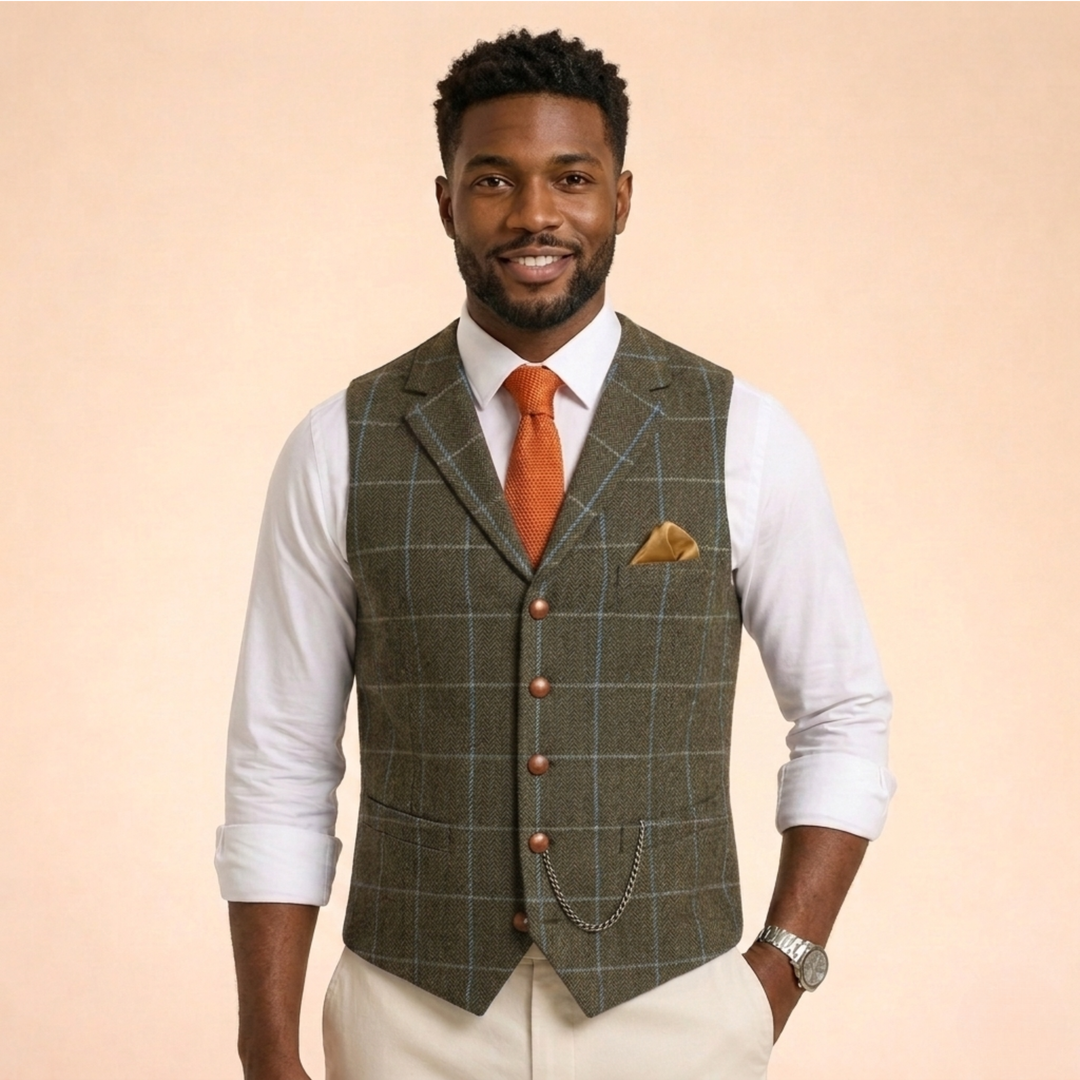 Gilet Uomo Elegante Senza Maniche Comodo