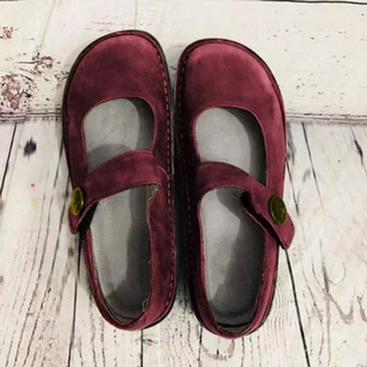 Scarpe Donna Pelle Scamosciata Comode Suola Morbida Casual