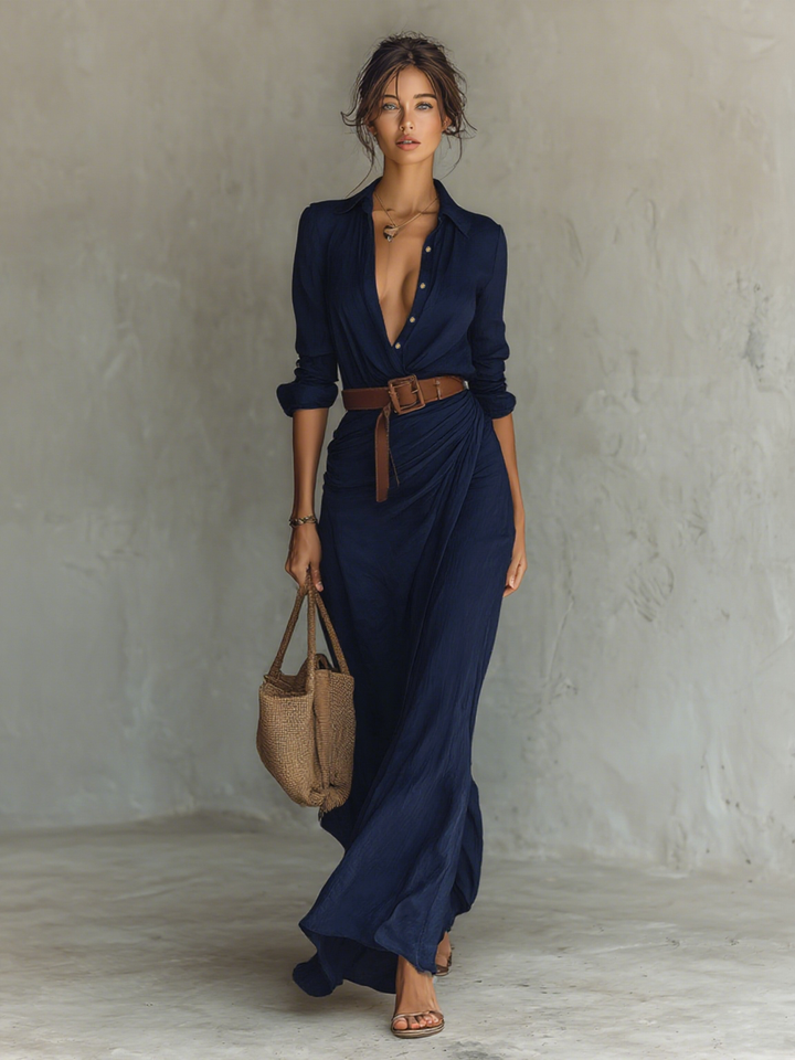 Abito Chemisier Donna Lungo Classico
