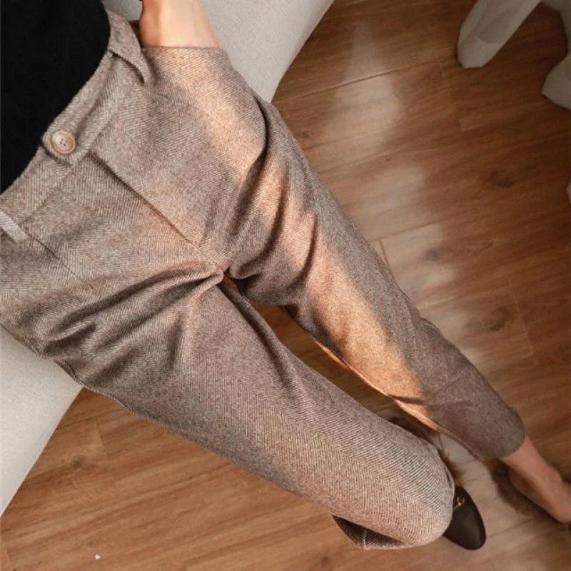 Pantaloni Uomo Sartoriali in Lana Pura Classici