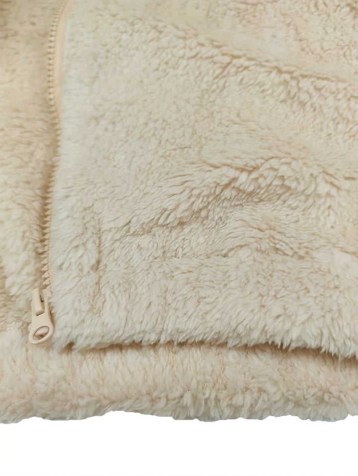 Gilet Donna in Pelliccia Morbida Elegante con Cerniera