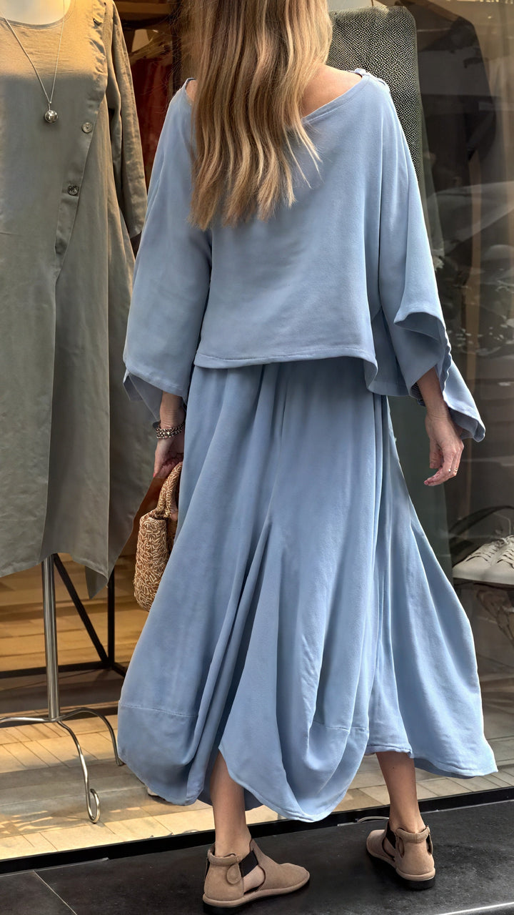 Completo Donna e Pantaloni Fluidi Tasche Vestibilità Comoda