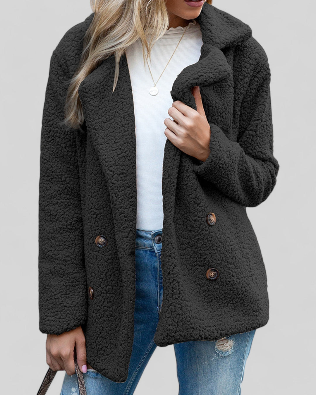 Cappotto Donna Morbido Comodo Stile Classico