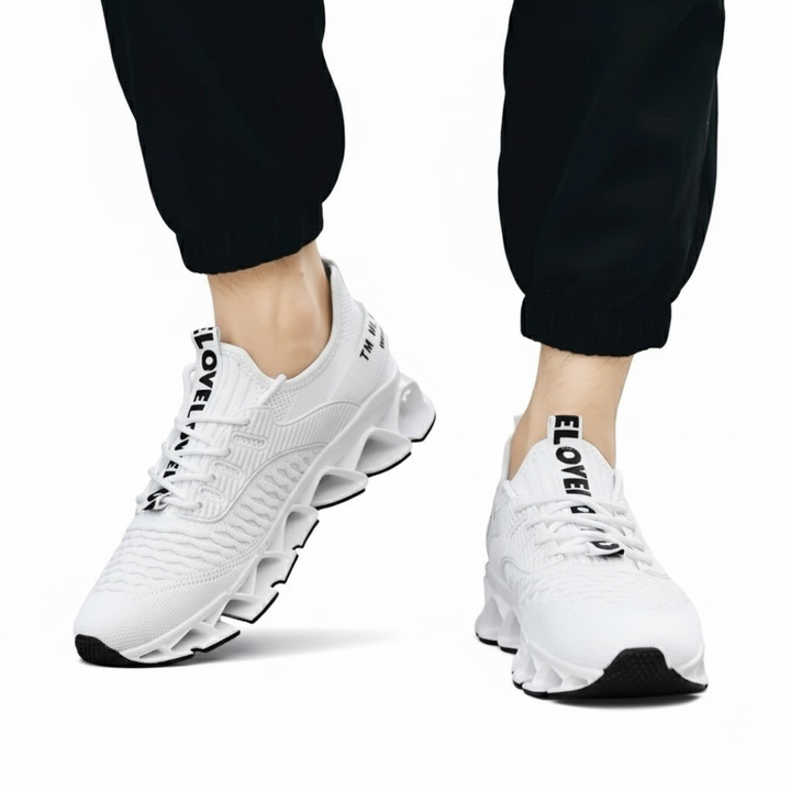 Sneakers Uomo con Rialzo Interno Suola Strutturata Comfort