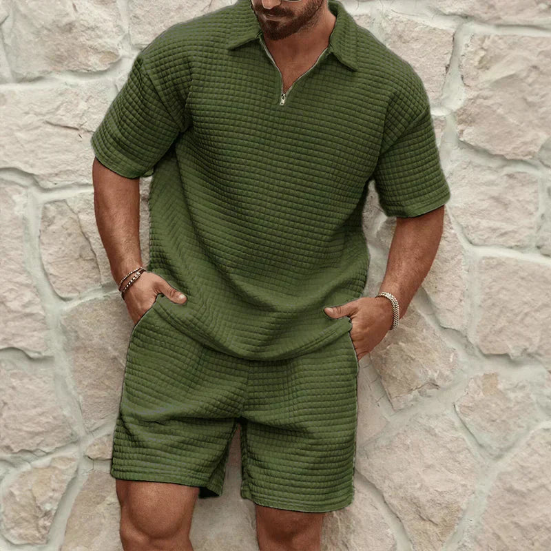 Set Estivo Uomo Polo e Shorts Classici